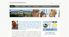 Desktop Screenshot of foodanimalbiosciences.org