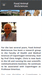 Mobile Screenshot of foodanimalbiosciences.org